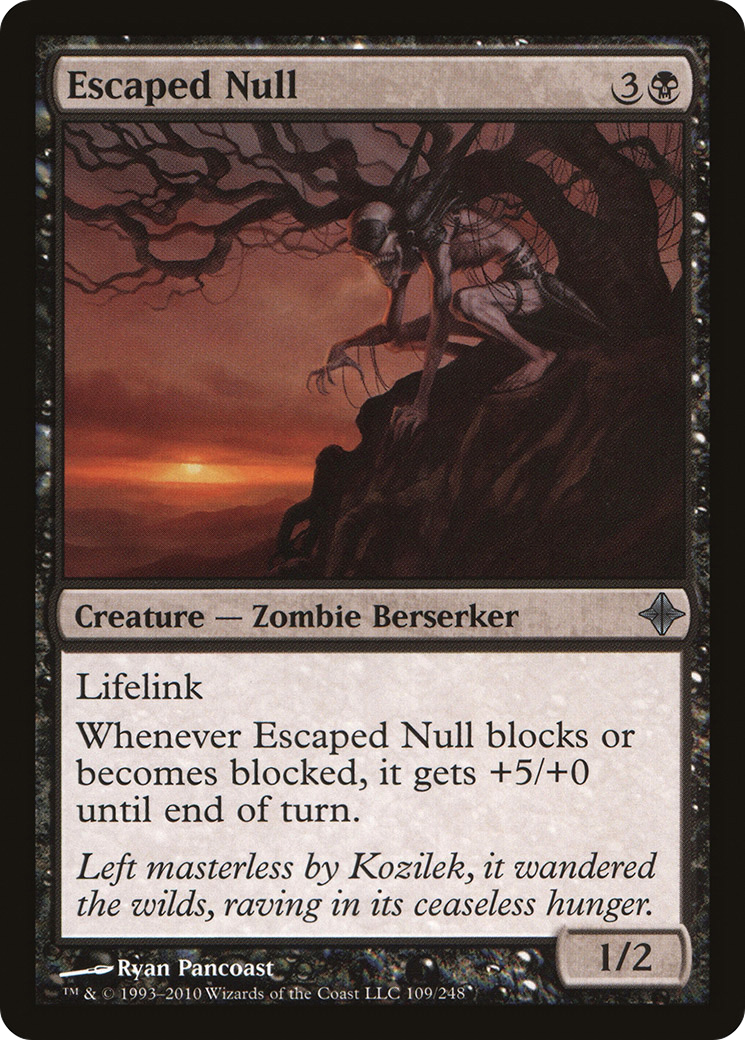 Escaped Null Card Image