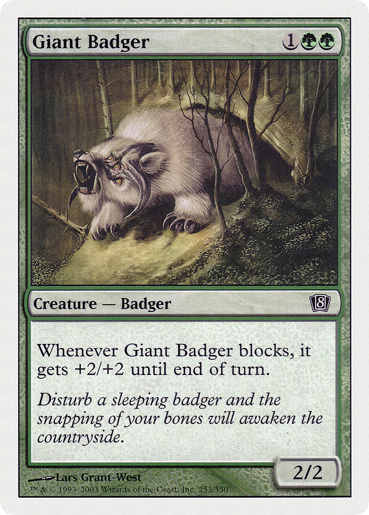 Giant Badger Card Image