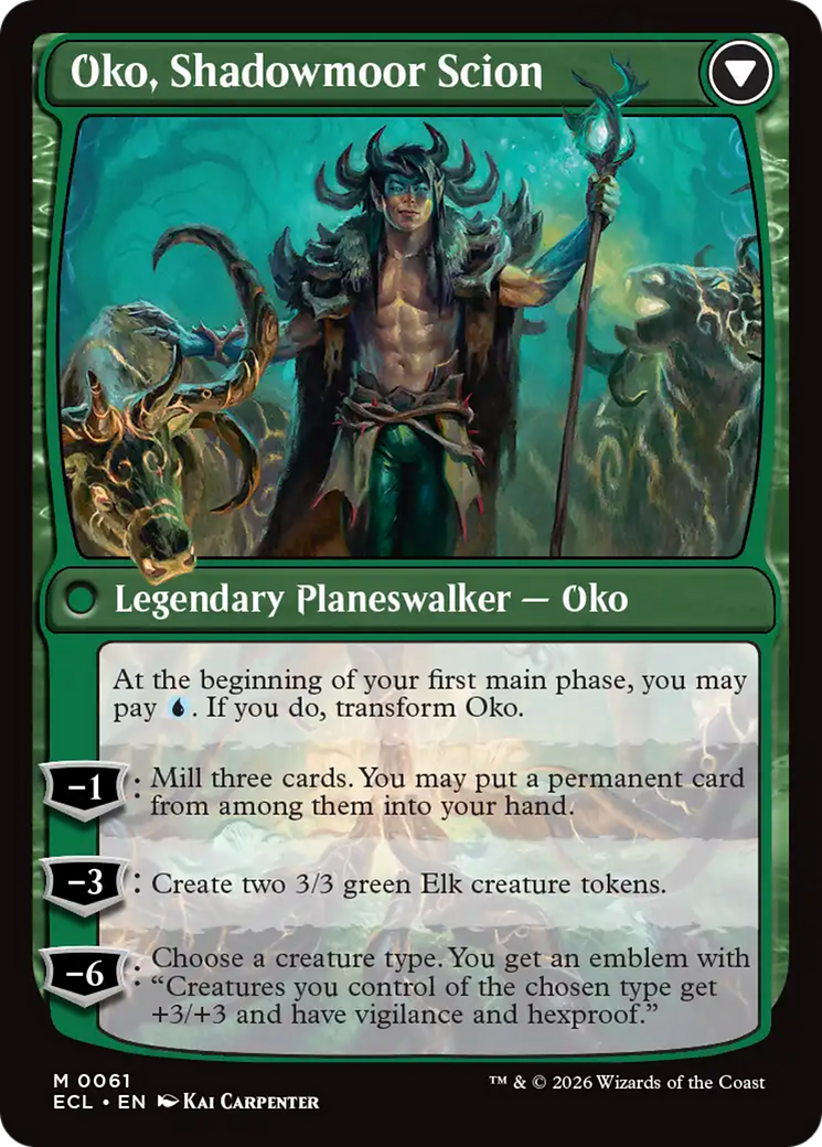Oko, Shadowmoor Scion Magic: The Gathering card