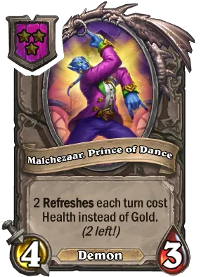 Malchezaar, Prince of Dance Card Image