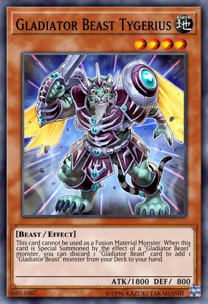 Gladiator Beast Tygerius Card Image