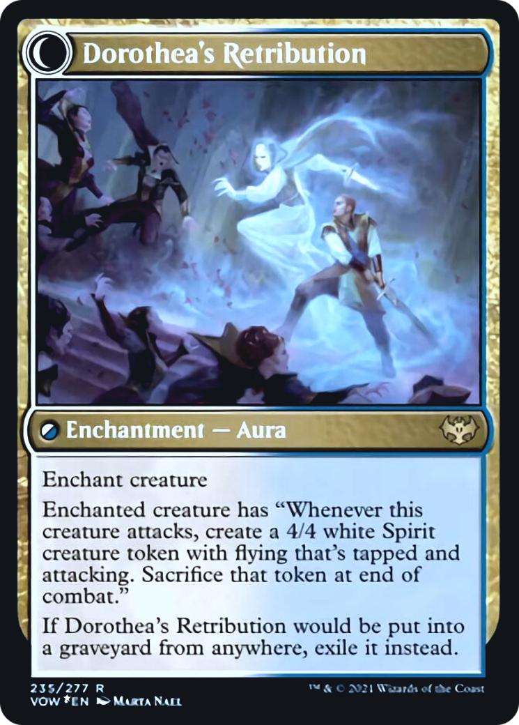 Dorothea, Vengeful Victim // Dorothea's Retribution Card Image