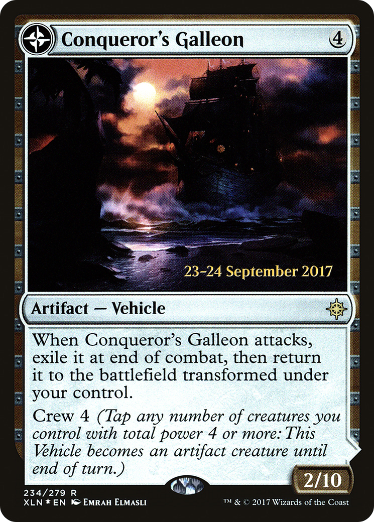 Conqueror's Galleon // Conqueror's Foothold Card Image