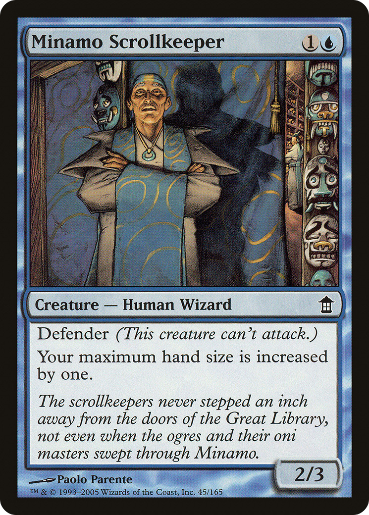 Minamo Scrollkeeper Card Image