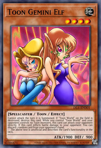 Toon Gemini Elf Card Image