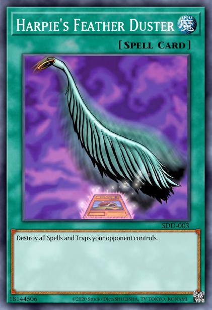 Harpie's Feather Duster Yu-Gi-Oh Card, Art 2