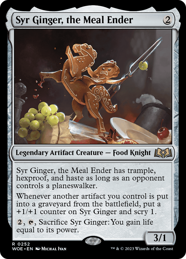 Syr Ginger, the Meal Ender Card Image