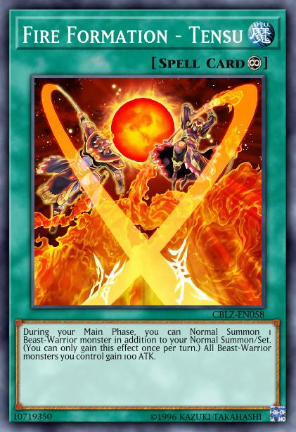 Fire Formation - Tensu Card Image