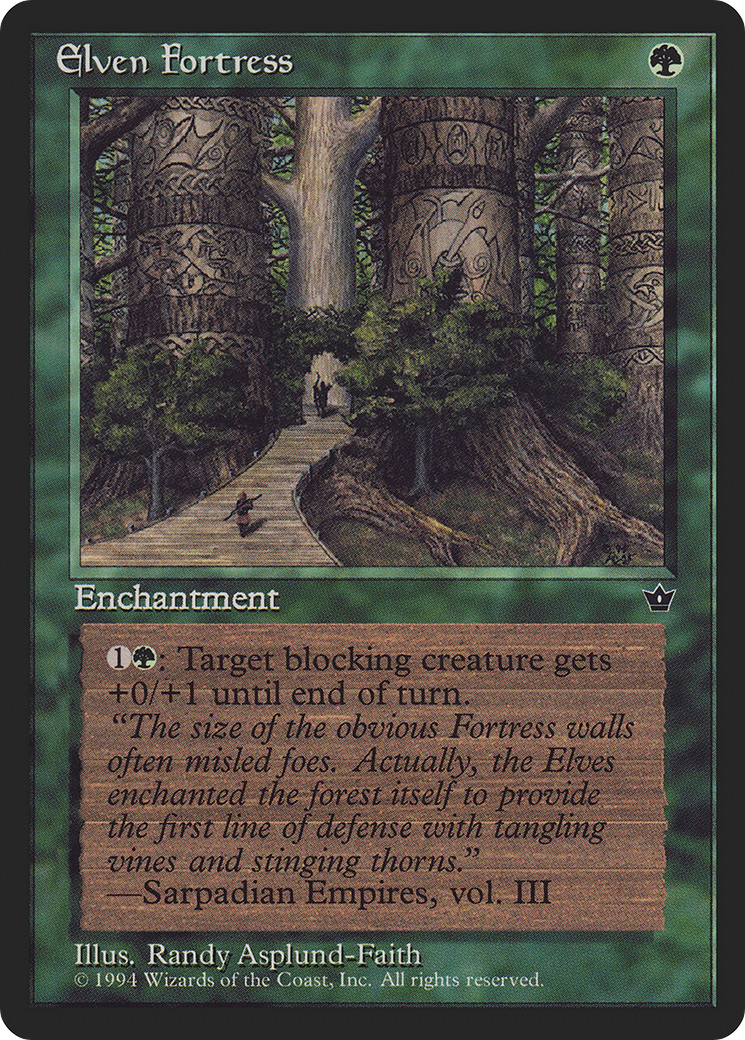 Elven Fortress Card Image