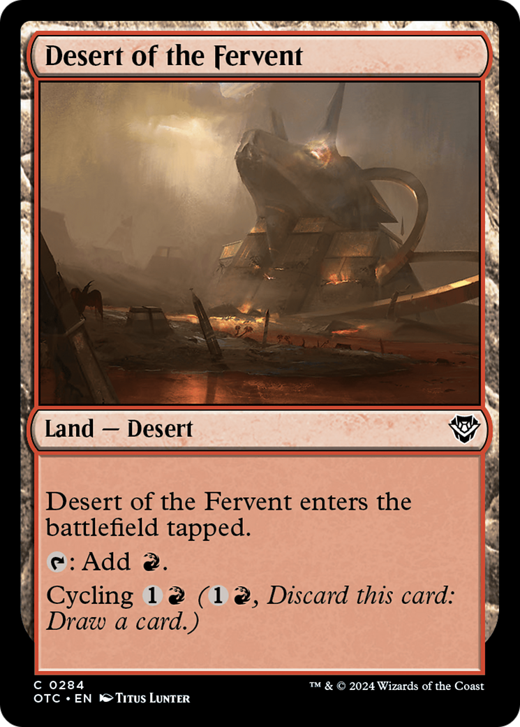 Desert of the Fervent Card Image