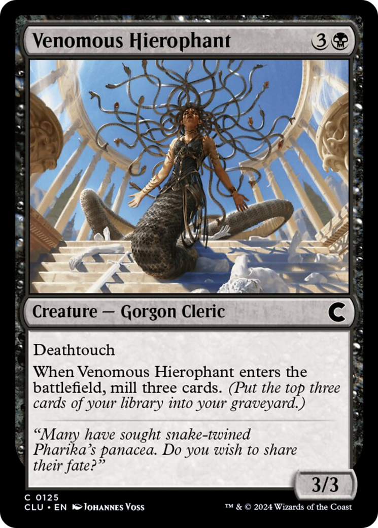 Venomous Hierophant Card Image