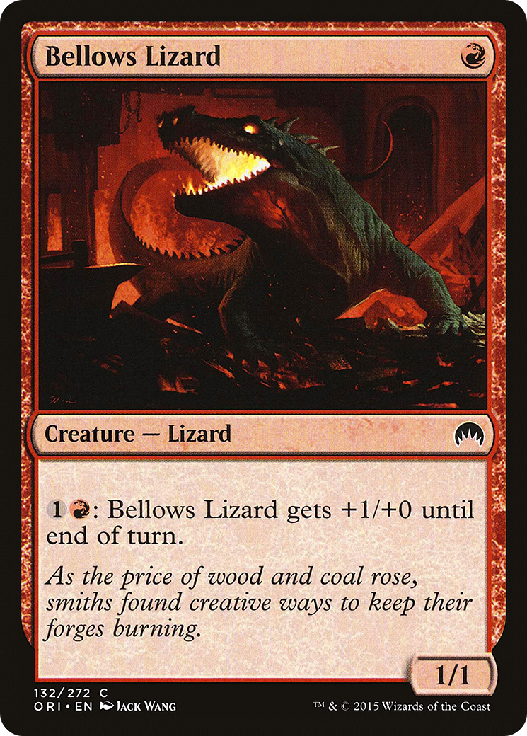 Bellows Lizard Card Image