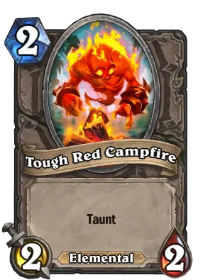 Tough Red Campfire Card Image