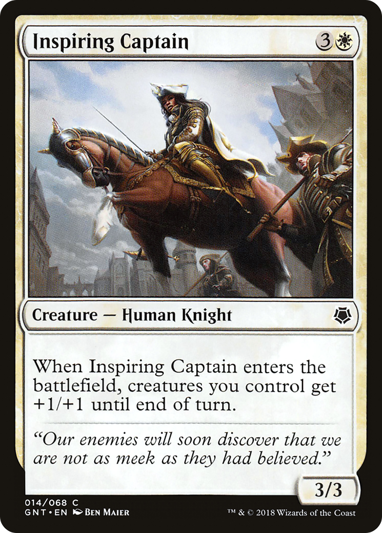 Inspiring Captain Card Image