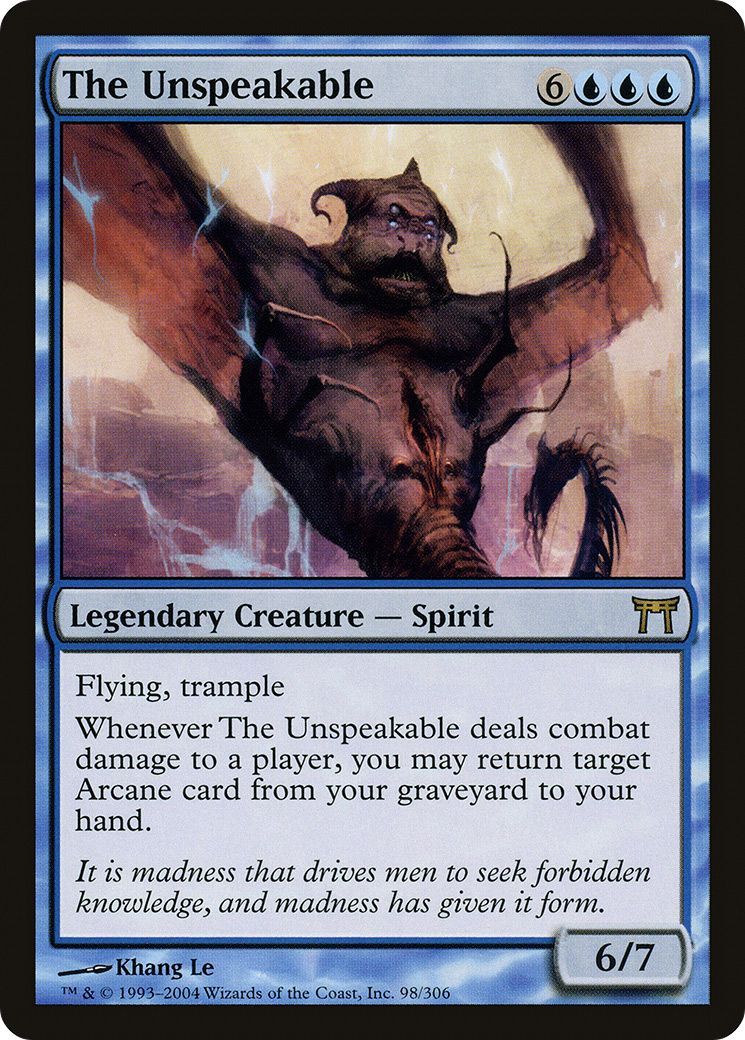 The Unspeakable Card Image