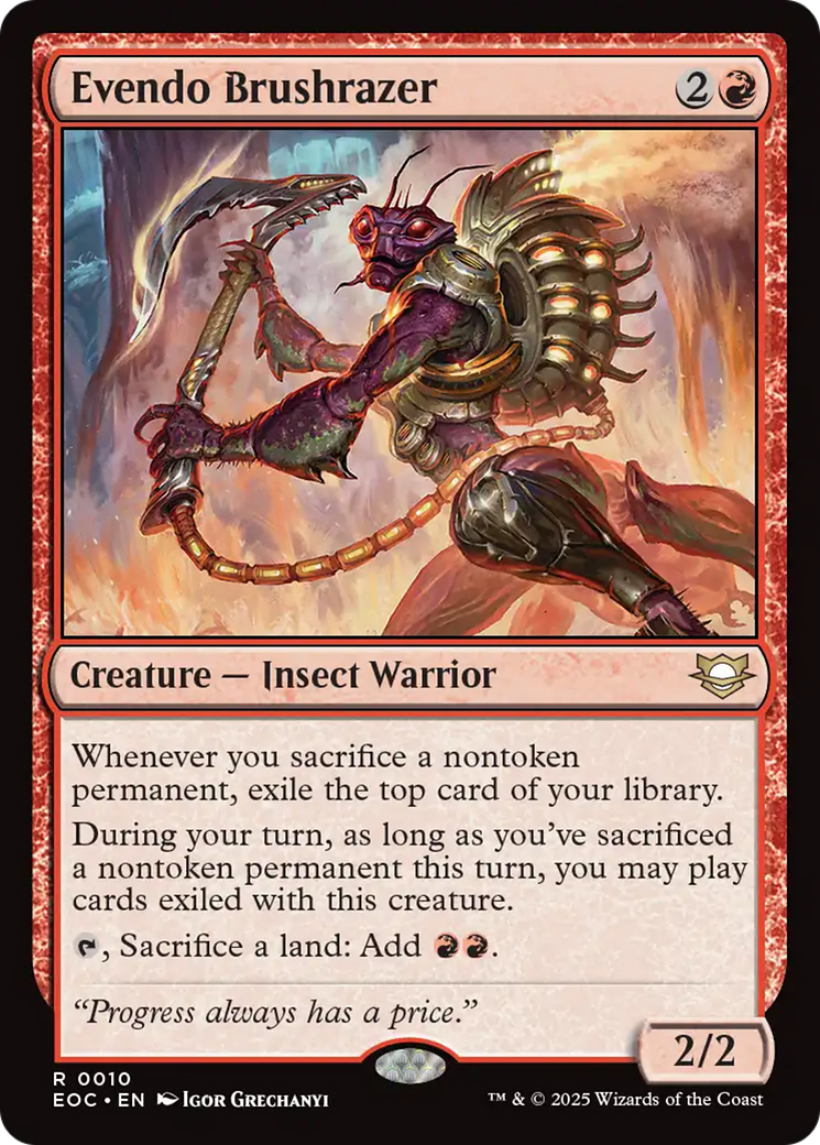 Evendo Brushrazer Card Image