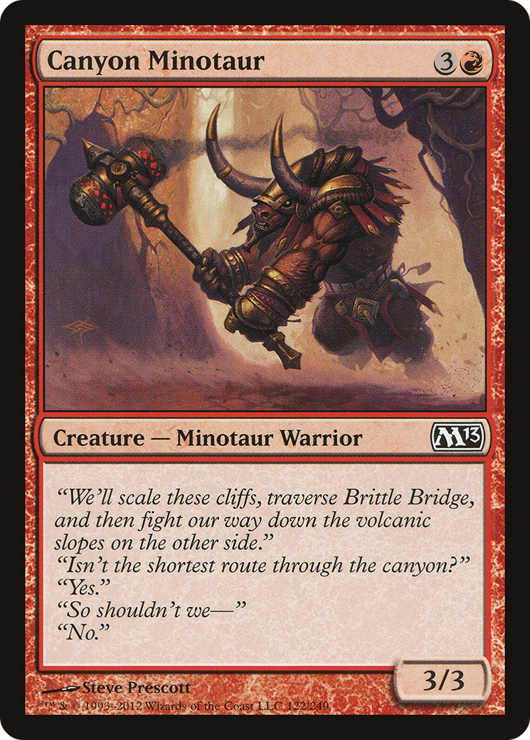 Canyon Minotaur Card Image