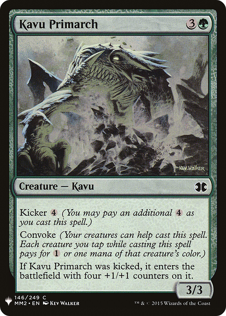 Kavu Primarch Card Image