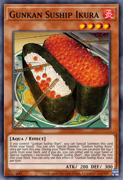 Gunkan Suship Ikura Card Image