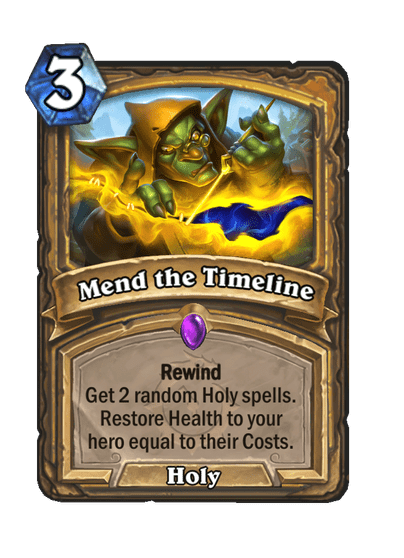 New Paladin Spell - Mend the Timeline