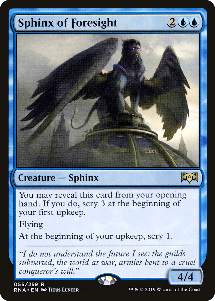 Sphinx of Foresight Card Image