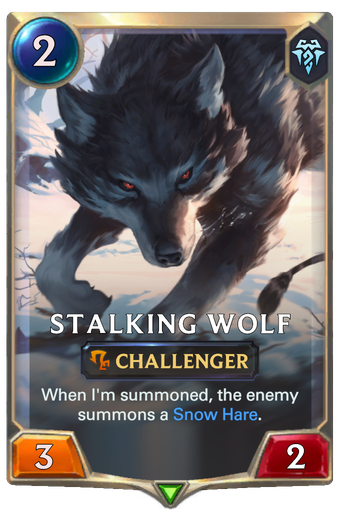 Stalking Wolf Card Image
