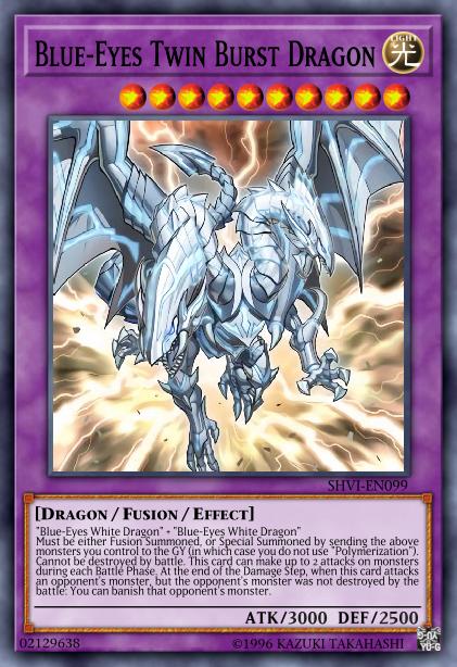 Blue-Eyes Twin Burst Dragon Card Image