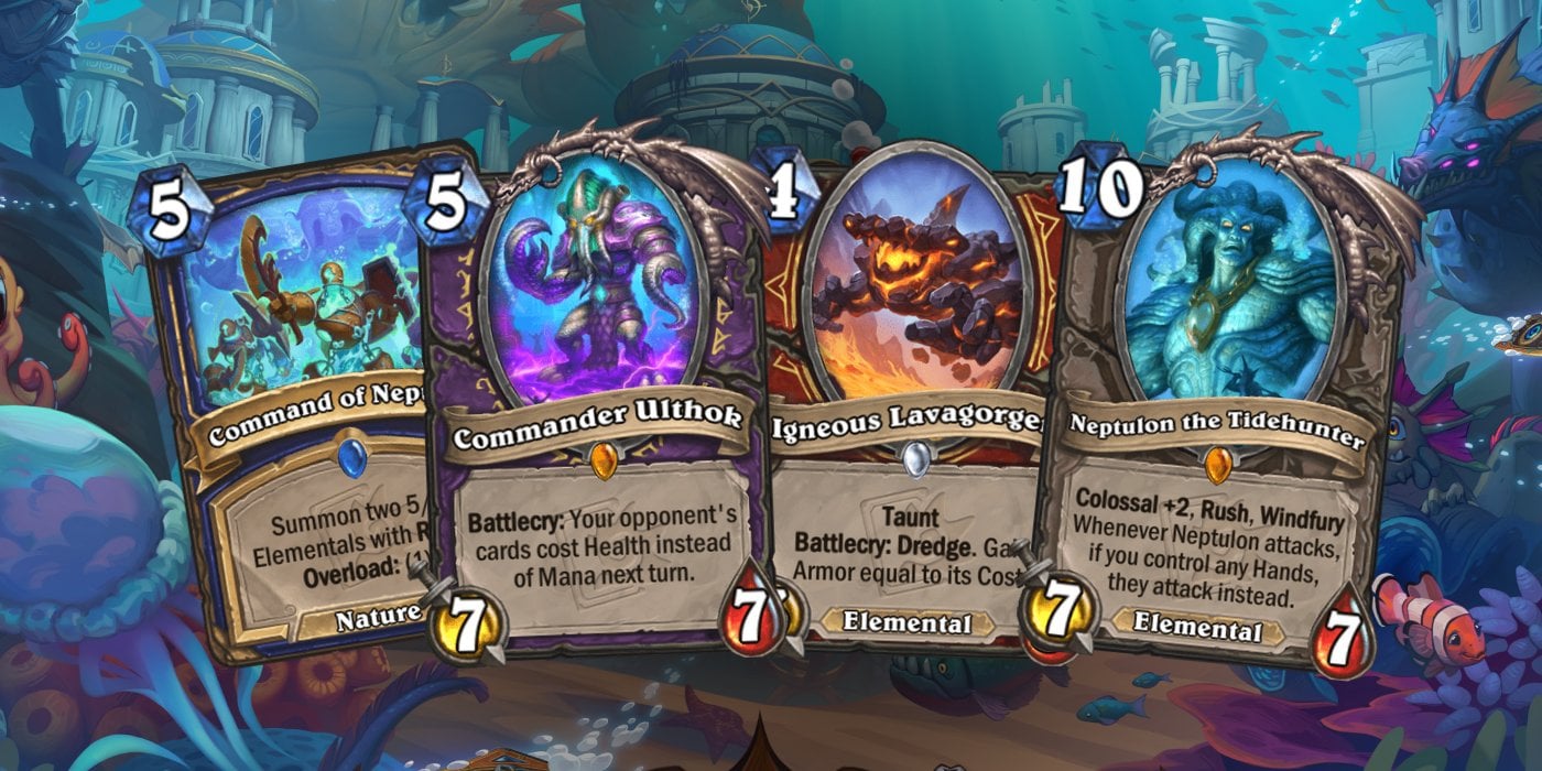 Our Thoughts on Throne of the Tides' New Shaman, Warlock, Warrior & Neutral Cards Coming to Hearthstone