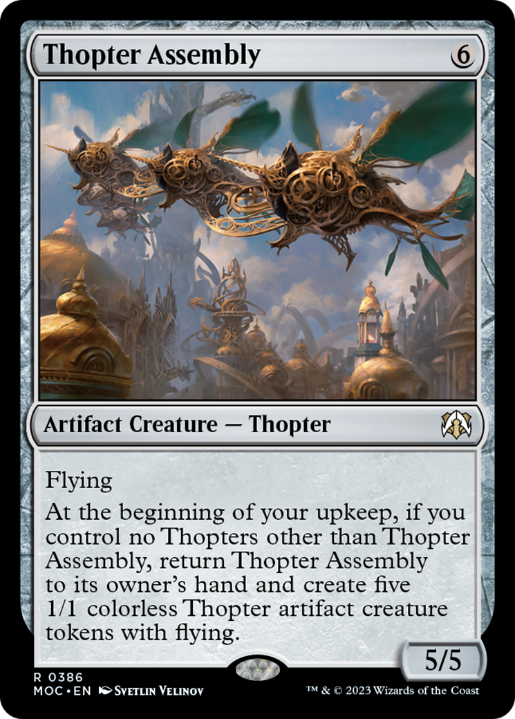Thopter Assembly Card Image