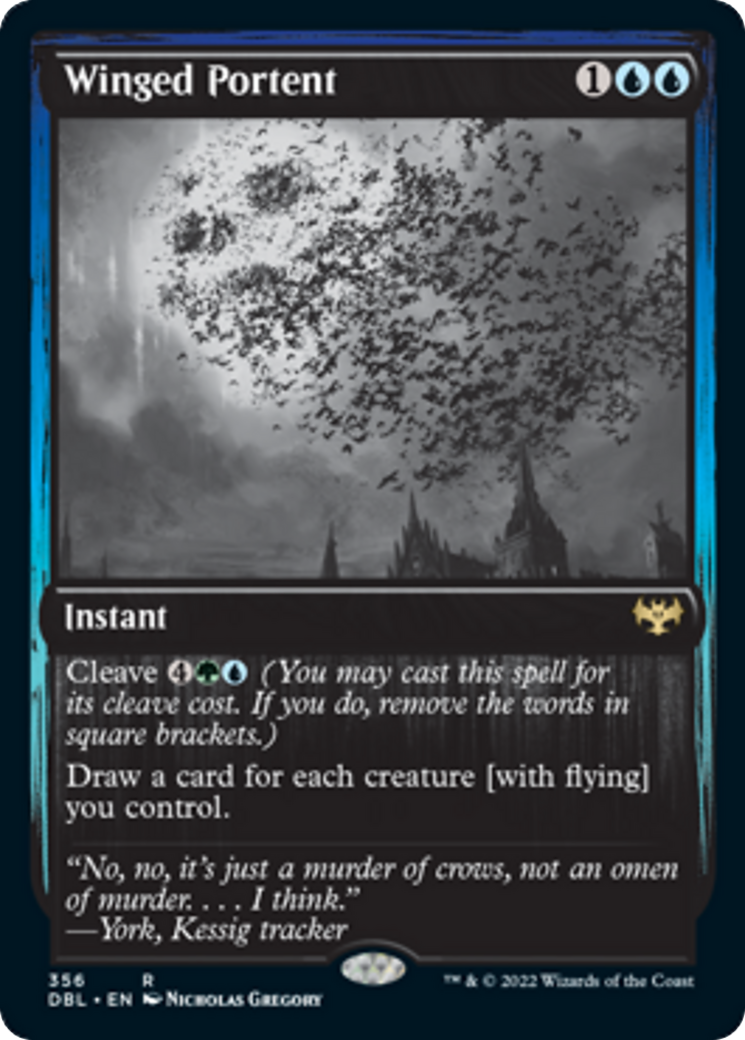Winged Portent Card Image