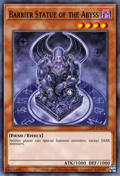 Barrier Statue of the Abyss Card Image