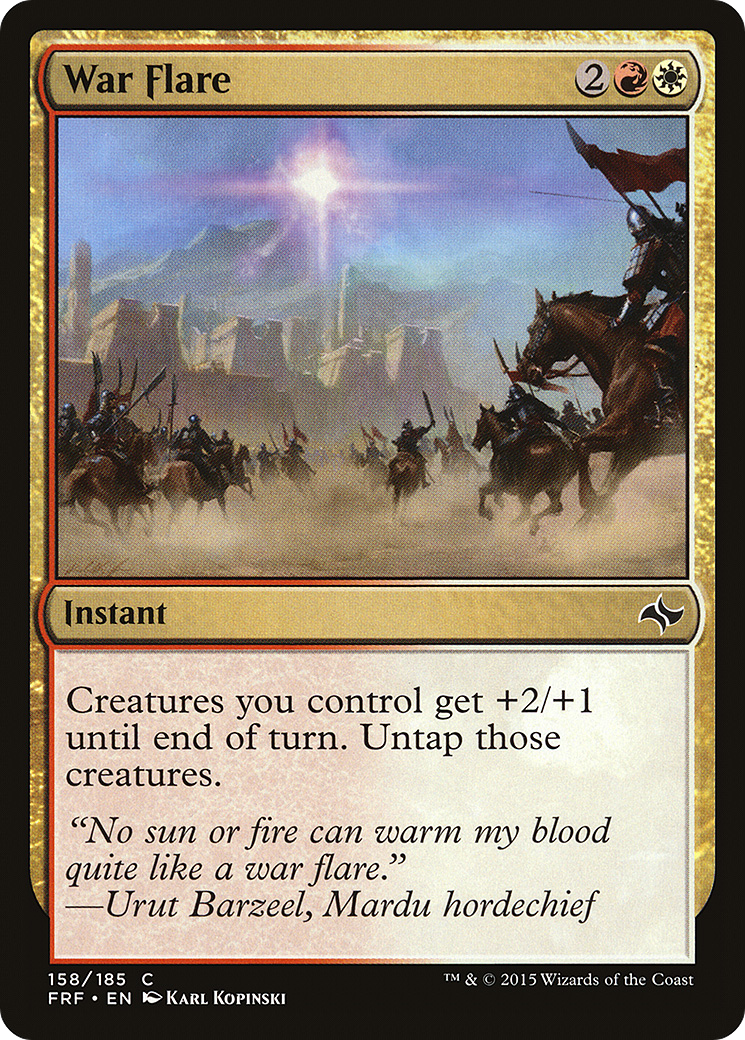 War Flare Card Image