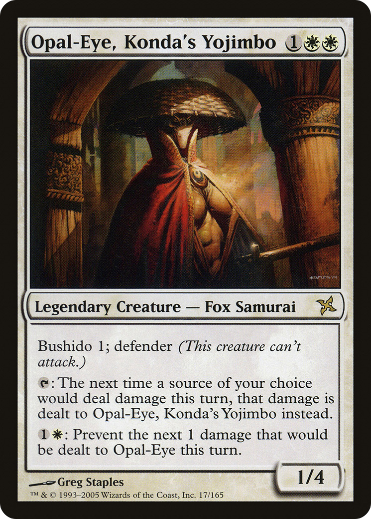 Opal-Eye, Konda's Yojimbo Card Image