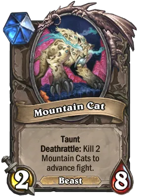 Mountain Cat Card Image