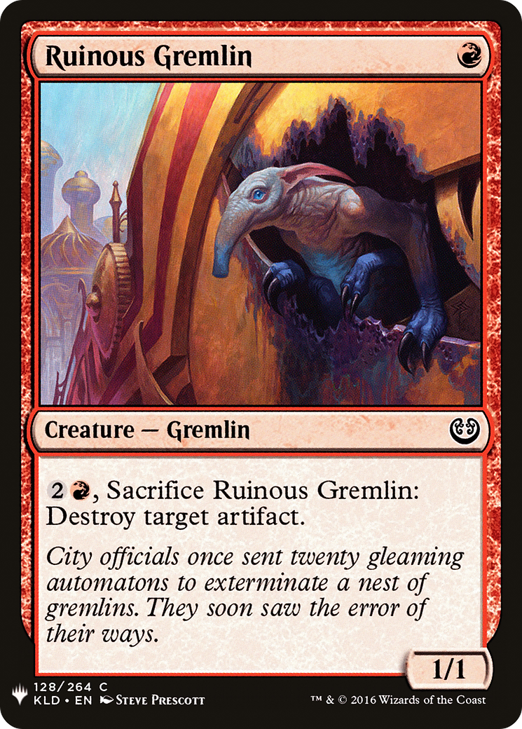 Ruinous Gremlin Card Image