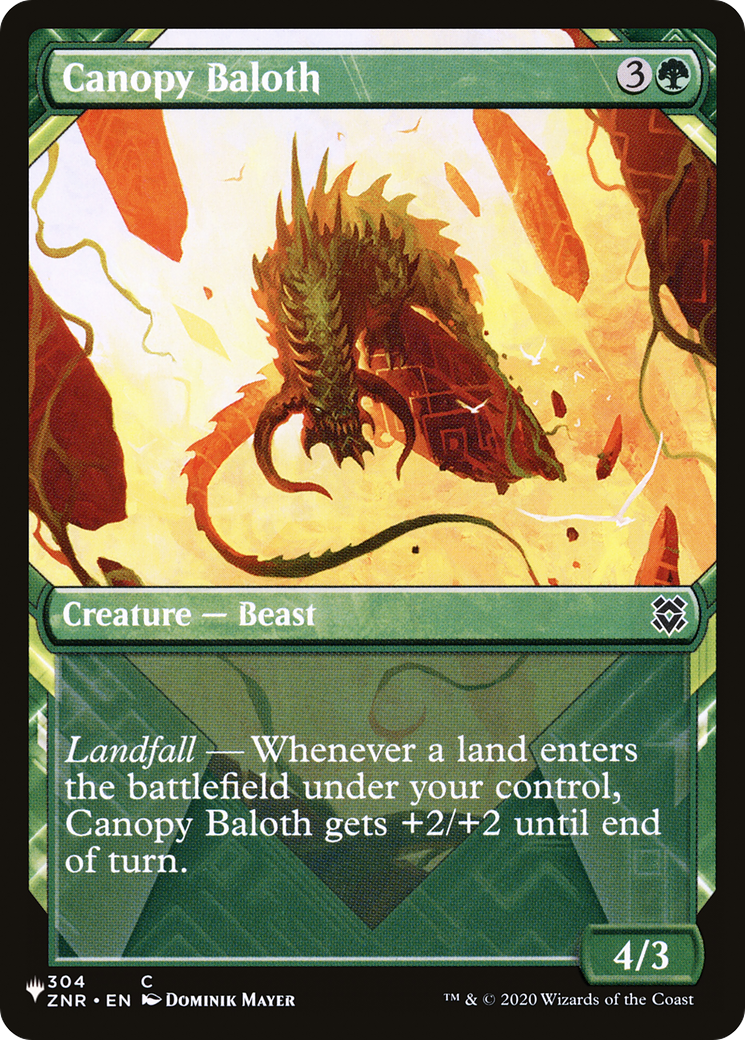 Canopy Baloth Card Image
