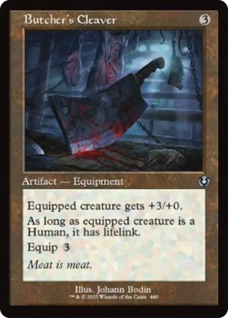 Butcher's Cleaver Card Image