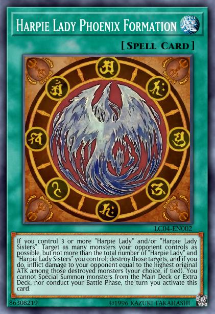 Harpie Lady Phoenix Formation Card Image