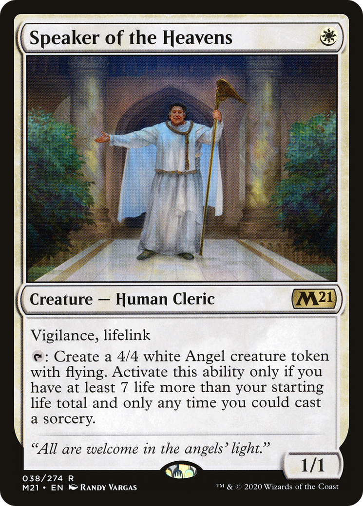 Speaker of the Heavens Card Image