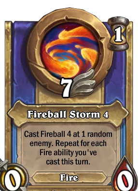 Fireball Storm 4 Card Image