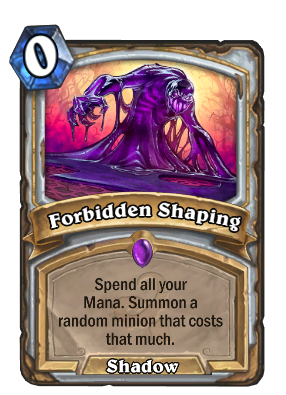 Forbidden Shaping Card Image