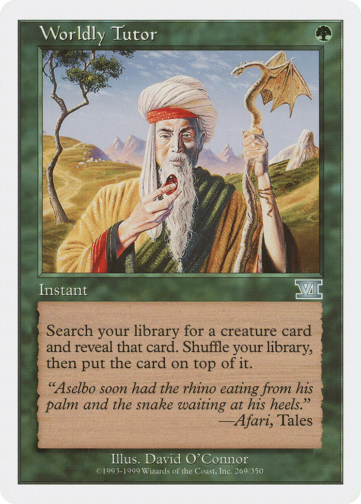 Worldly Tutor Card Image