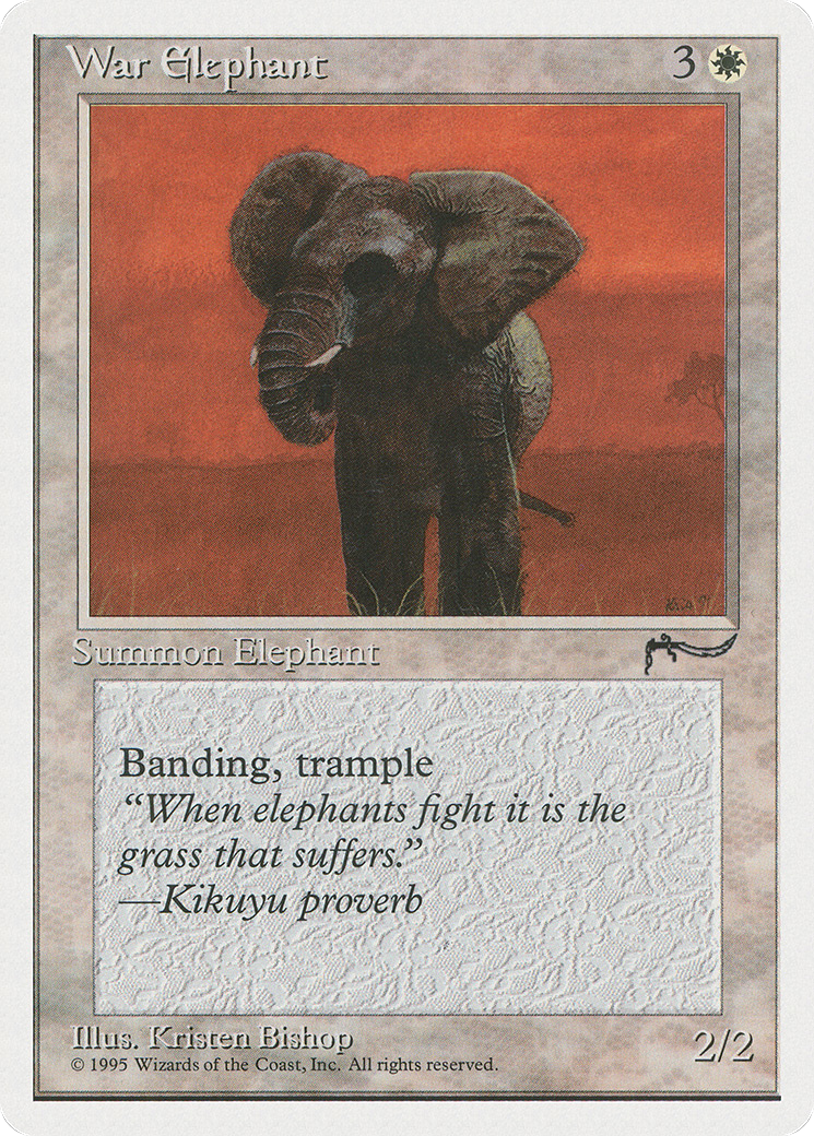 War Elephant Card Image