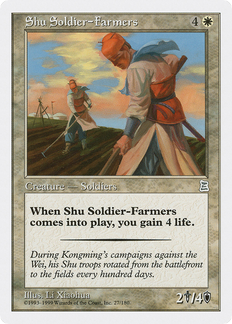 Shu Soldier-Farmers Card Image