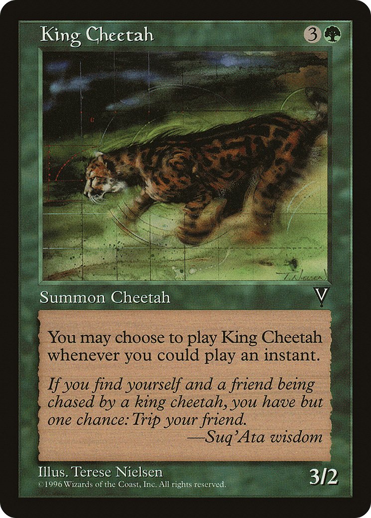 King Cheetah Card Image