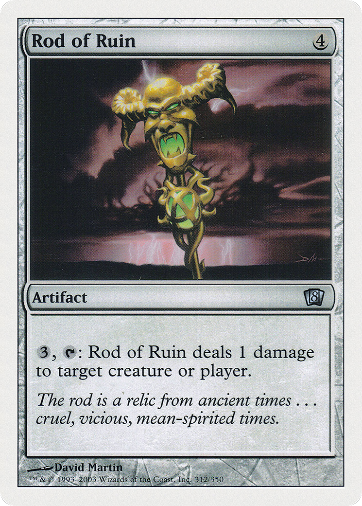 Rod of Ruin Card Image