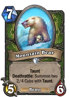 Mountain Bear Card Image