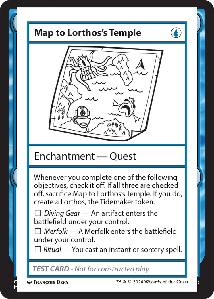 Map to Lorthos's Temple Card Image