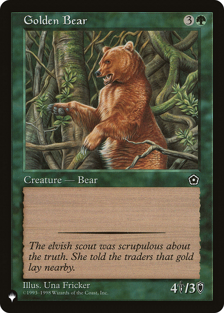 Golden Bear Card Image