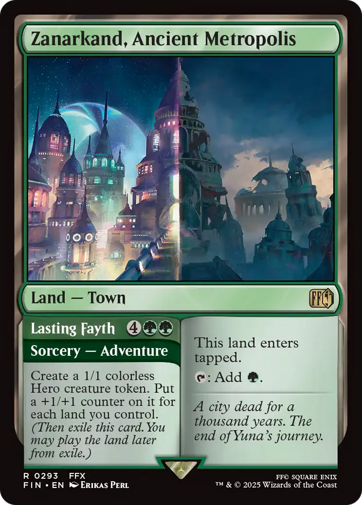 Zanarkand, Ancient Metropolis // Lasting Fayth Card Image